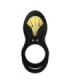 ZALO - BAYEK ANILLO VIBRADOR CONTROL REMOTO PAREJAS NEGRO