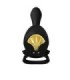 ZALO - BAYEK ANILLO VIBRADOR CONTROL REMOTO PAREJAS NEGRO