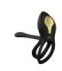 ZALO - BAYEK ANILLO VIBRADOR CONTROL REMOTO PAREJAS NEGRO