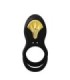 ZALO - BAYEK ANILLO VIBRADOR CONTROL REMOTO PAREJAS NEGRO