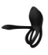 ZALO - BAYEK ANILLO VIBRADOR CONTROL REMOTO PAREJAS NEGRO