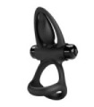 PRETTY LOVE - ANILLO VIBRADOR 10 VIBRACIONES SILICONA NEGRO