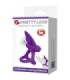 PRETTY LOVE - ANILLO VIBRADOR 10 VIBRACIONES SILICONA VIOLETA