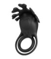 PRETTY LOVE - RUBEN ANILLO VIBRADOR 7 VIBRACIONES SILICONA NEGRO