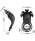 PRETTY LOVE - RUBEN ANILLO VIBRADOR 7 VIBRACIONES SILICONA NEGRO