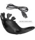 PRETTY LOVE - RUBEN ANILLO VIBRADOR 7 VIBRACIONES SILICONA NEGRO