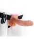 FETISH FANTASY SERIES - ARNÉS AJUSTABLE CONTROL REMOTO PENE REALÍSTICO CON TESTÍCULOS 17.8 CM