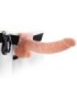 FETISH FANTASY SERIES - ARNÉS AJUSTABLE CONTROL REMOTO PENE REALÍSTICO CON TESTÍCULOS 23 CM