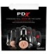PDX ELITE - SET MASTURBADOR STROKER 12 UNIDADES: 6X VAGINA, 3X ANO, 3X BOCA