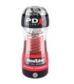 PDX ELITE - MASTURBADOR STROKER VIEWTUBE 2 COMPRESION ESPIRAL TRANSPARENTE