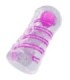 PRETTY LOVE - MASTURBADOR MASCULINO FANTASY ESPIRAL INTERNA Y BOLAS TRANSPARENTE