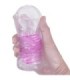 PRETTY LOVE - MASTURBADOR MASCULINO FANTASY ESPIRAL INTERNA Y BOLAS TRANSPARENTE