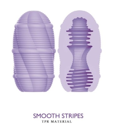 PRETTY LOVE - HUEVO MASTURBADOR SMOOTH STRIPES CUPID