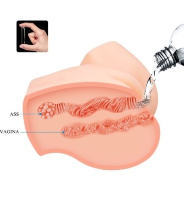 CRAZY BULL - VAGINA Y ANO REALÍSTICOS VIBRADOR SAMANTHA