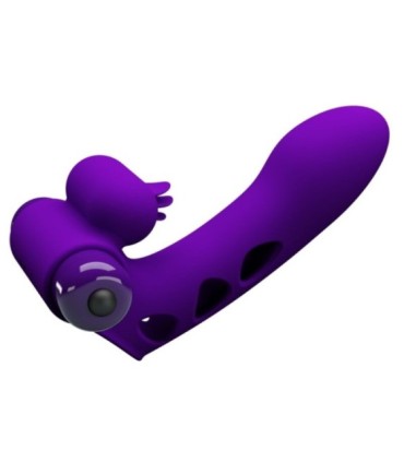 PRETTY LOVE - ORLANDO FUNDA DE DEDO VIBRADOR MORADO