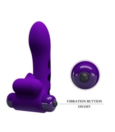 PRETTY LOVE - ORLANDO FUNDA DE DEDO VIBRADOR MORADO