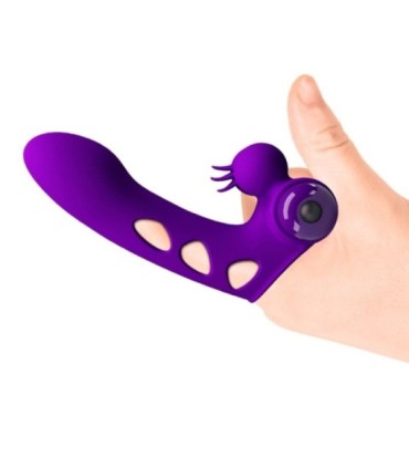 PRETTY LOVE - ORLANDO FUNDA DE DEDO VIBRADOR MORADO