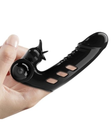 PRETTY LOVE - CORBIN FUNDA DEDO VIBRADOR NEGRO