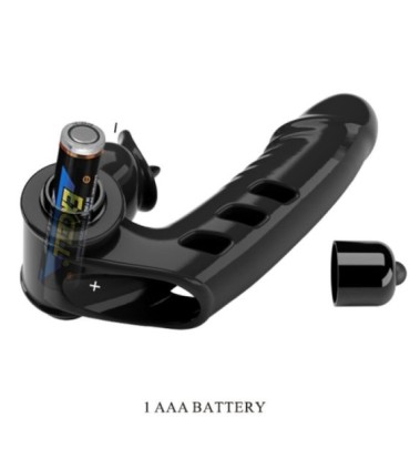 PRETTY LOVE - CORBIN FUNDA DEDO VIBRADOR NEGRO