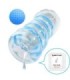 PRETTY LOVE - MASTURBADOR PEQUEÑO CON ESPIRALES AZUL