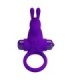 PRETTY LOVE - ANILLO VIBRADOR I CONEJO PARA PENE MORADO