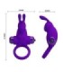 PRETTY LOVE - ANILLO VIBRADOR I CONEJO PARA PENE MORADO