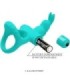 PRETTY LOVE - FIGGY ANILLO VIBRADOR RABBIT VERDE