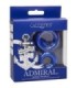 CALEXOTICS - ADMIRAL SET 3 ANILLOS PARA PENE AZUL
