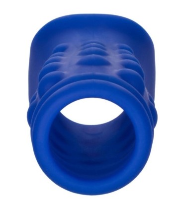 CALEXOTICS - ADMIRAL BEADED FUNDA PENE SILICONA LÍQUIDA AZUL