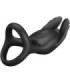 PRETTY LOVE - SILAS ANILLO VIBRADOR 7 VIBRACIONES SILICONA NEGRO