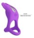 PRETTY LOVE - SILAS ANILLO VIBRADOR 7 VIBRACIONES SILICONA LILA