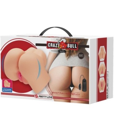 CRAZY BULL - VAGINA Y ANO REALÍSTICOS VIBRADOR HAILEY