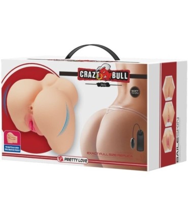 CRAZY BULL - VAGINA Y ANO REALÍSTICOS VIBRADOR MILA