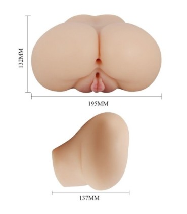 CRAZY BULL - VAGINA Y ANO REALÍSTICOS VIBRADOR LUNA