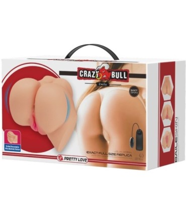 CRAZY BULL - VAGINA Y ANO REALÍSTICOS VIBRADOR EMILIA