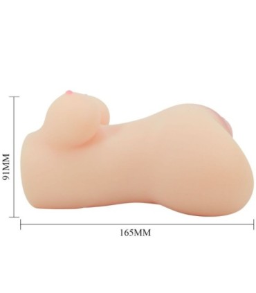 CRAZY BULL - VAGINA Y ANO REALÍSTICOS VIBRADOR HANNAH