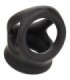 CALEXOTICS - ALPHA ANILLO DE JAULA DOBLE NEGRO