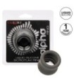 CALEXOTICS - ALPHA ANILLO EXTENSIÓN ESCROTO DOBLE NEGRO