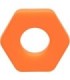 CALEXOTICS - ALPHA ANILLO PROLONG SEXGONO NARANJA
