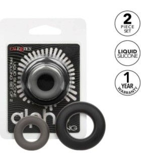 CALEXOTICS - ALPHA SET DE 2 ANILLOS PROLONG GRIS
