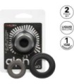 CALEXOTICS - ALPHA SET DE 2 ANILLOS PROLONG GRIS