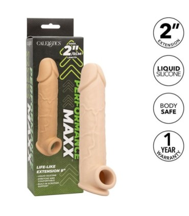 CALEXOTICS - PERFORMANCE MAXX EXTENSIÓN REALISTA 8 PIEL CLARO