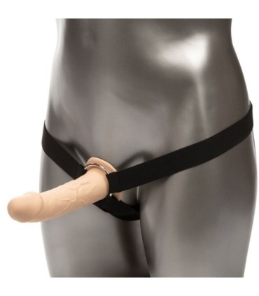 CALEXOTICS - PERFORMANCE MAXX EXTENSIÓN REALISTA CON ARNÉS PIEL CLARO