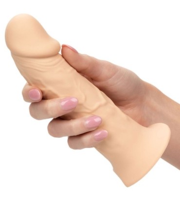 CALEXOTICS - PERFORMANCE MAXX EXTENSIÓN REALISTA CON ARNÉS PIEL CLARO