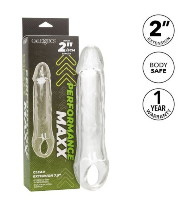 CALEXOTICS - PERFORMANCE MAXX EXTENSIÓN CLARA 7,5 TRANSPARENTE