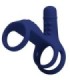 PRETTY LOVE - ELISH ANILLO VIBRADOR CON EXTENSIÓN AZUL
