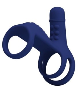 PRETTY LOVE - ELISH ANILLO VIBRADOR CON EXTENSIÓN AZUL