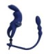 PRETTY LOVE - AYAD ANILLO VIBRADOR RABBIT CON PLUG AZUL
