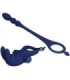 PRETTY LOVE - AYAD ANILLO VIBRADOR RABBIT CON PLUG AZUL