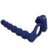 PRETTY LOVE - AJMAL ANILLO VIBRADOR CON PLUG AZUL